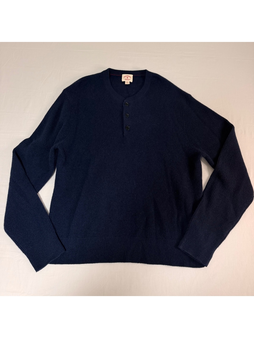 Brooks Brothers Red Fleece Navy Cashmere Sweater XXL